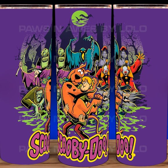 Scooby Doo & Shaggy Haunted Halloween Cup Mug Tumbler 20oz - Picture 1 of 3